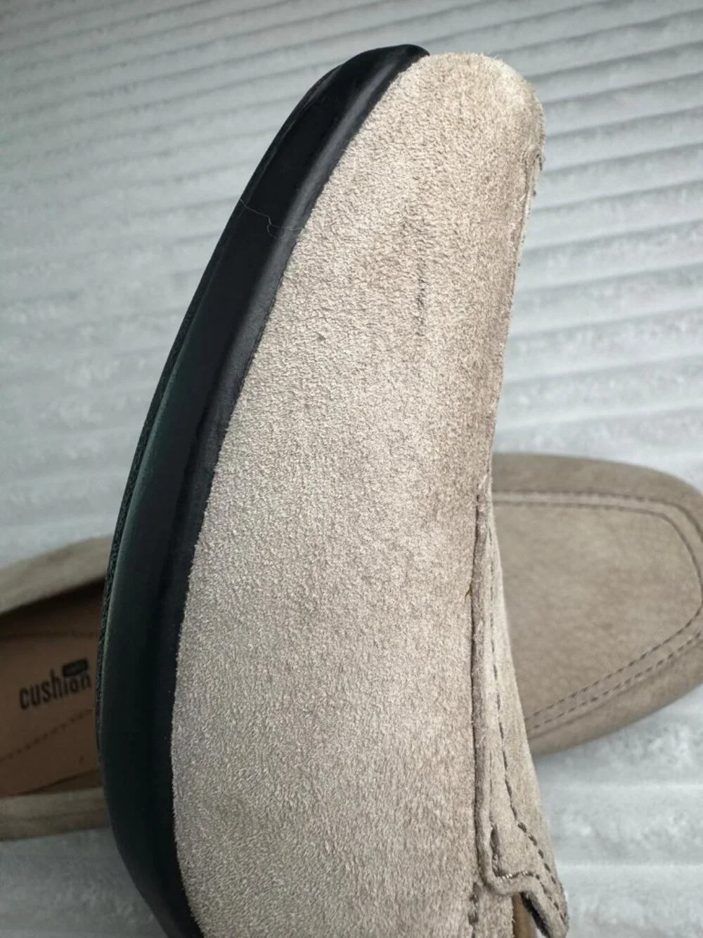 Clarks‎ Collection Beige Suede Comfort Loafers Women’s 10